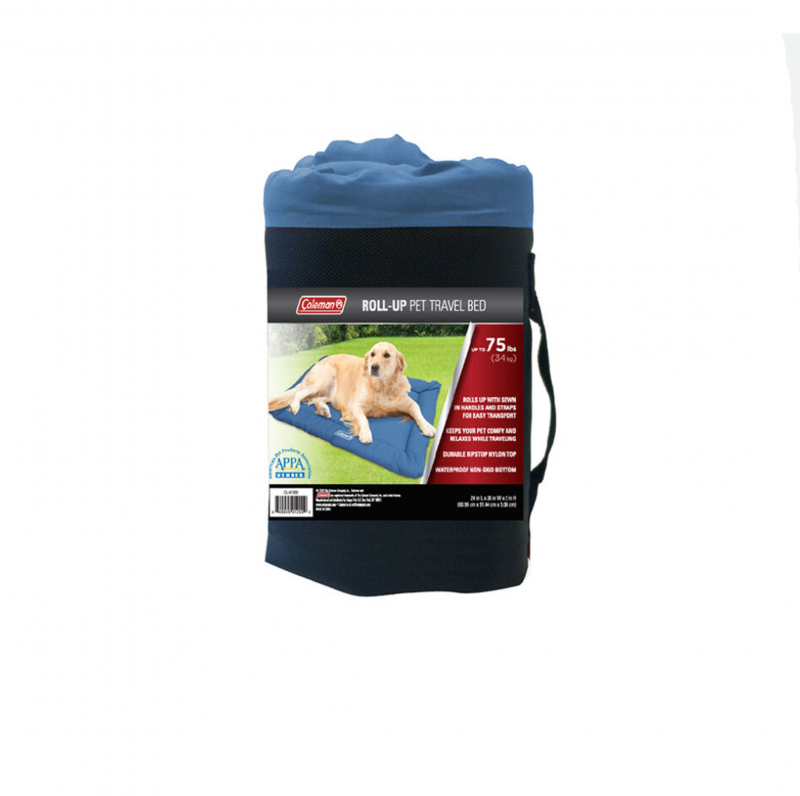 تخت سفری آبی حیوانات قابل جمع کلمن-Roll up pet travel bed blue