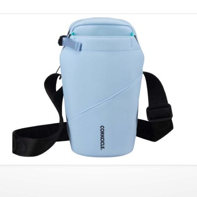 کیف دوشی یخدان آبی کورک‌سیل-Corkcicle cooler sling bagblue